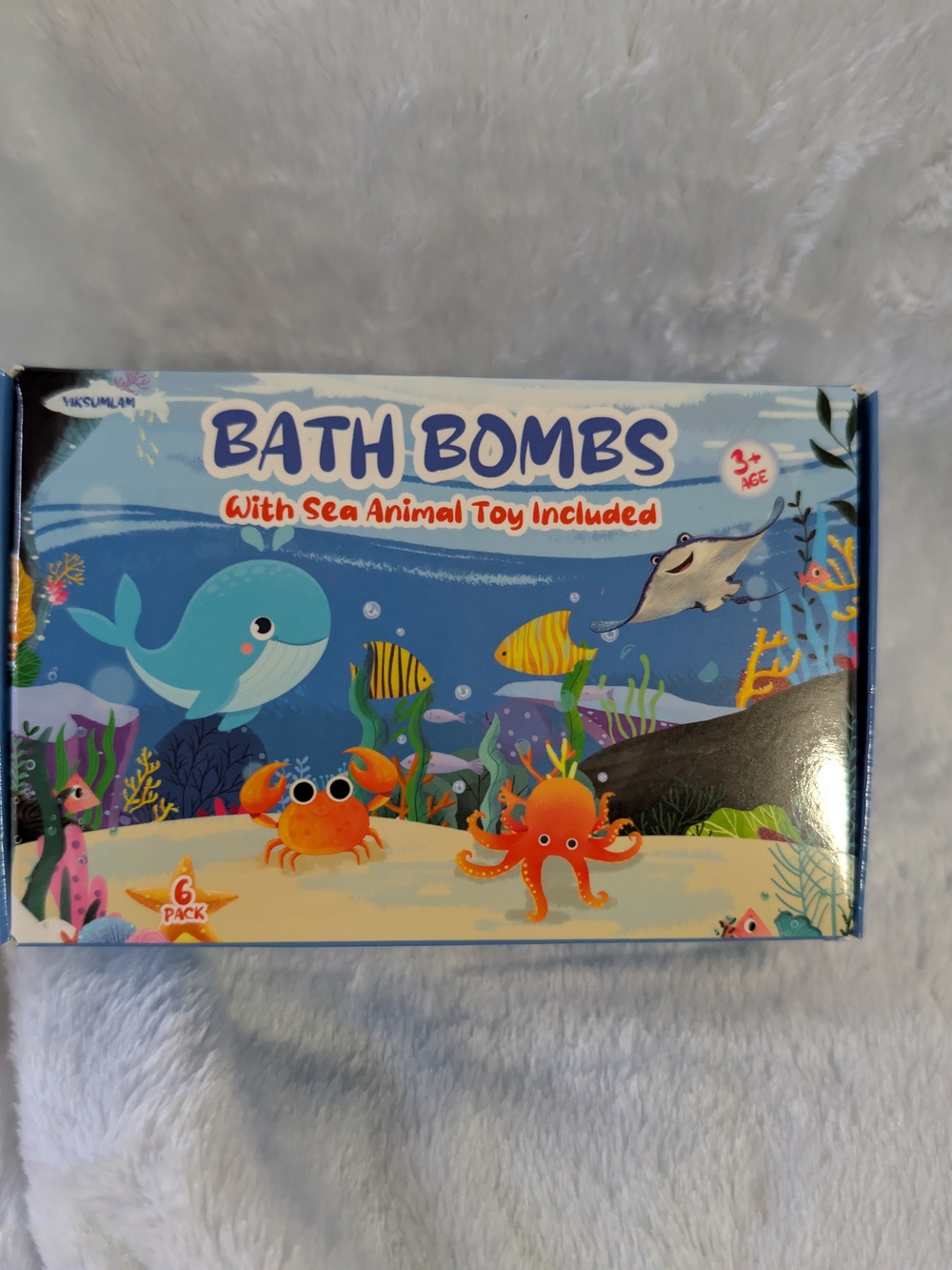 Bath Bombs with Sea Animal Toy